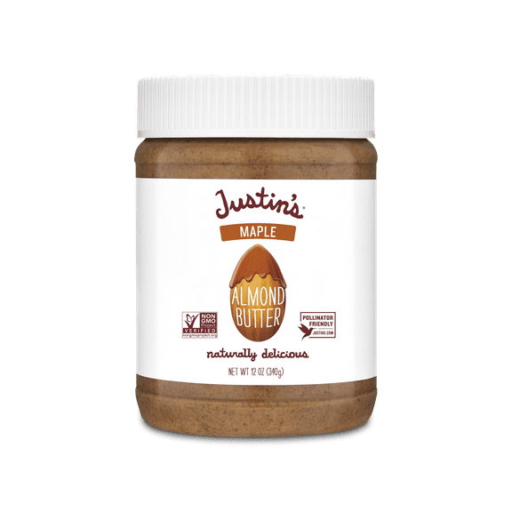 JUSTIN'S Maple Almond Butter, 12 oz Jar