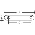 thumbnail image 3 of T-H Marine TSP-1 BULK Tsp-1 Transom Support Plate for Top Bolt Holes, 3 of 3