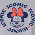thumbnail image 3 of Mickey & Friends - Iconic Minnie Logo - Juniors Cropped Cotton Blend T-Shirt, 3 of 5
