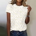 thumbnail image 2 of MEICHEN Women's Fashionable Casual Comfort Printed Short Sleeve Top Loose Summer T Shirts for Women, 2 of 4