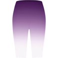thumbnail image 3 of WCMZJ Capri Leggings for Women Gradient Print Tummy Control Butt Lifting Workout Capri Yoga Pants Lace Appliqué Summer Lightweight Capris Purple L, 3 of 4