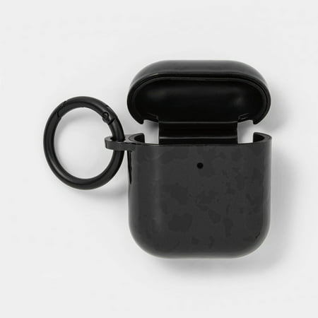 heyday Apple AirPods Gen 1/2 Hardshell Case with Clip - Black Tort