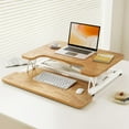 thumbnail image 4 of Bureau Debout Grand à Hauteur Réglable, Convertisseur Rapide Assis-Debout pour Ordinateur pour Poste de Travail de Bureau à Domicile (Cadre + Surface de Travail), 4 of 7
