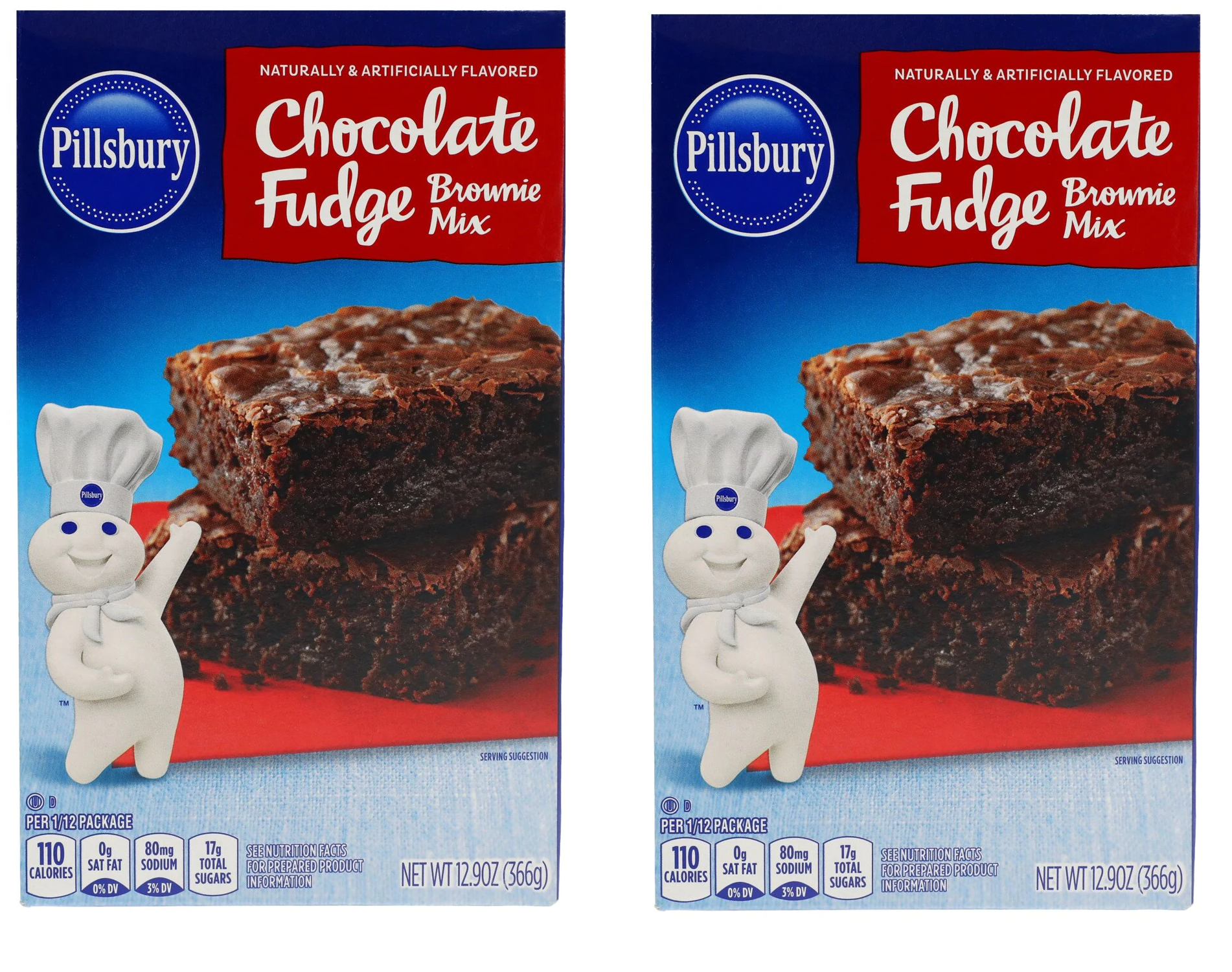 BEST BOX PILLSBURY FUDGE BROWNIES! JUST ADD WALNUTS! NEW WILTON