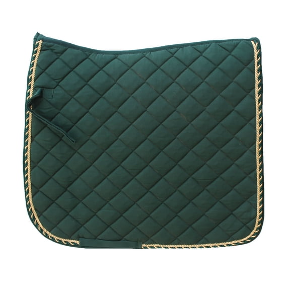 Horse Saddle Pad English Quilted Contoured Dressage Trail Green 72TS15HG