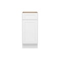 thumbnail image 3 of Furinno Shaker Drawer Base Kitchen Cabinet with 1-Door, Ready to Assemble, 24 D x 15 W x 34.5 H, White, 3 of 8