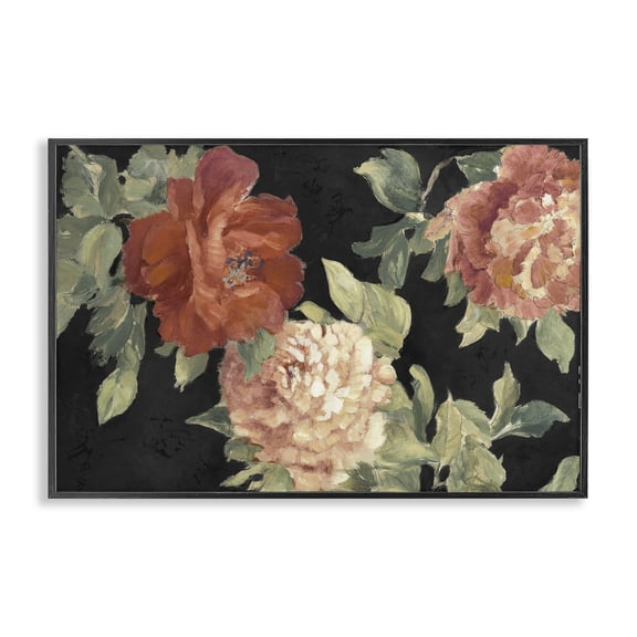 Stupell Industries Beauty of the Red Blossom Black Framed Giclee Art, design by Lanie Loreth