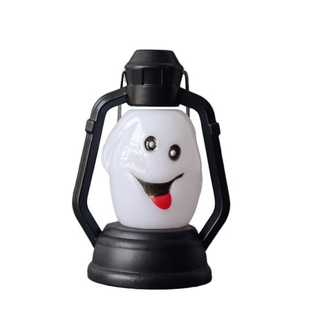 

Halloween Small Lantern Head Gradient Flashing Lantern Bar Decoration Plastic Night Light Portable Pumpkin Lantern