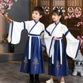 thumbnail image 2 of Tenue de Cour Traditionnelle pour Spectacle et Jeu de Rôle Robe pour Enfants pour Jeunes Ensemble Historique Élégant pour Garçons et Filles, 2 of 3