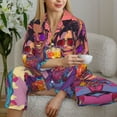thumbnail image 6 of Pajamas for Women Set - Hip Hop People No.110 Comfy Long Sleeve Button Up Pajama Sets for Women 2 Piece, Soft Sleepwear Nightwear Pjs Lounge Sets for Women with Pockets, 6 of 6