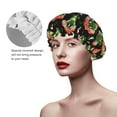 thumbnail image 2 of KLL Frogs In Mushroom Hats Pattern Shower Cap & Bath Cap for Women,Reversible Oversized Waterproof Shower Caps for all Hair Lengths,Elastic Reusable Bathing Hair Cap, 2 of 6