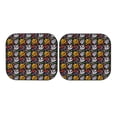 thumbnail image 7 of Daiia Pumpkin And Flying Bat 2PCS Car Windshield Sun Shade, Foldable Sun Shield for Car Front Window, Auto Sun Blocker Visor Protector Universal for Truck SUV Pickup-Small, 7 of 7