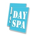 thumbnail image 1 of Day Spa (24" X 36") 4mm Corrugated Plastic Panel, Graphics Applied To 1 Side (Pk of 2), 1 of 4