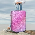 thumbnail image 4 of Uemuo Fun Rainbow Pink Printed Washable Luggage Cover - Fashion Suitcase Protector Fits 18-32 Inch Luggage -Small, 4 of 9