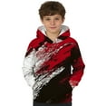 thumbnail image 2 of Oiyii Boy's Bold Abstract Hoodie Sweatshirt Long Sleeve Casual Hooded Sweatshirt Outdoor Pullover Top,, 2 of 4