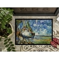 thumbnail image 3 of Carolines Treasures JMK1080MAT Shrimp Boat  101 Door Mat Indoor Rug or Outdoor Welcome Mat 18x27 Doormat  27"L x 18"W, 3 of 4