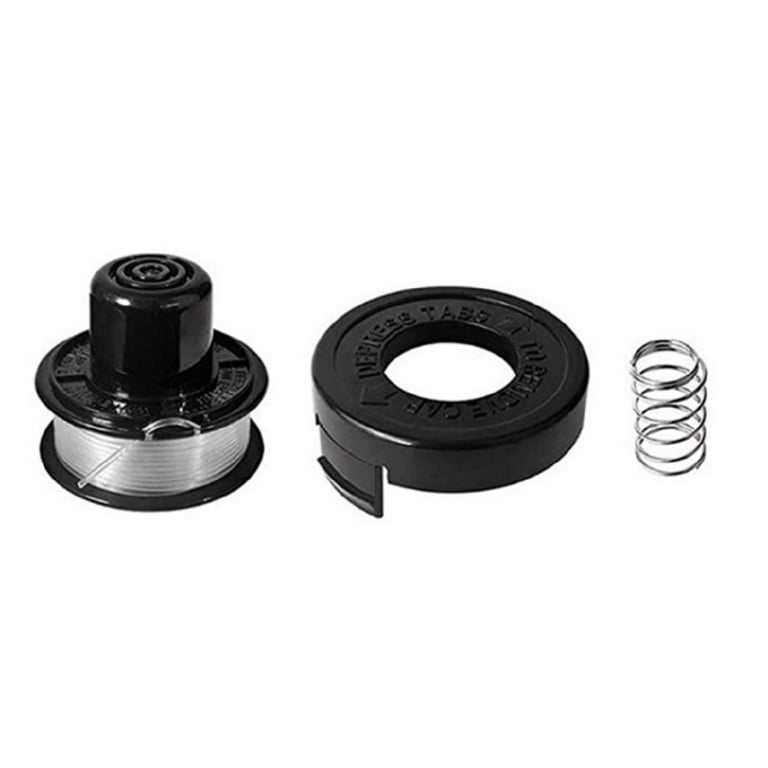 Rs-136 Eater Spools Compatible With Black And Decker St4500 St1000 St4000  Ge600 Cst800 St6800 String Trimmer Replacement Line Edger Refills Parts  Auto-feed (6-line Spool + 1 + 1 Spring) (8-line Spool +