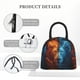 thumbnail image 4 of Fotbe Red And Blue Fire Lion Bolsa de Almuerzo con Estampado, Lonchera Aislada, Contenedor de Comida Reutilizable Tipo Cooler a Prueba de Fugas, 4 of 6