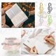 thumbnail image 4 of Uxcell 100Pcs Clip de Papel en Forma de Nota Musical, Bonitos Suministros de Oficina, Dorado, 4 of 5
