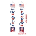 thumbnail image 3 of Qocolhg American Flag Patriotic Soldier Porch Sign Banners,Patriotic Decorations for Memorial Day 4th of July Independence Day Veterans Day Labor Day Hanging Banner for Yard Outdoor Clearance, 3 of 5