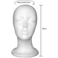 thumbnail image 3 of Mannequin Head Model, Female Styrofoam Perfect Headwear Wigs Caps Glasses Display Stand, Jewelry Shop Display Stand Rack, 3 of 6