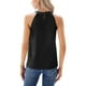thumbnail image 4 of Tops de lentejuelas para mujer, tops camisola sin mangas con cuello halter, camisetas sin mangas de fiesta, 4 of 5