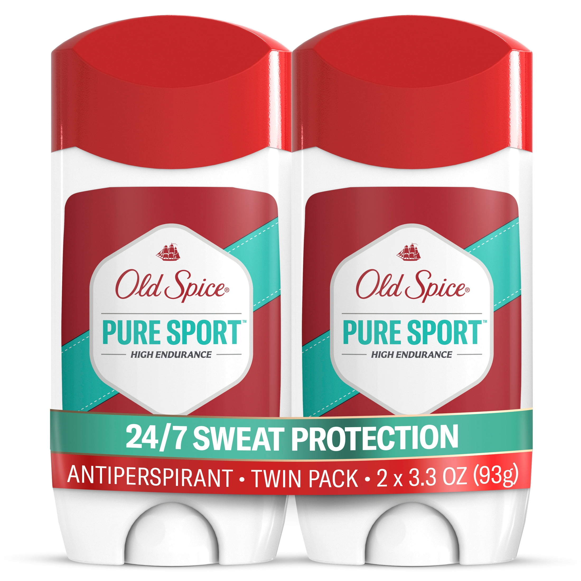 Old Spice, Aluminum Free Deodorant, 3.4 oz, High Endurance Pure