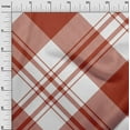 thumbnail image 3 of oneOone Rayon Brown Fabric Tartan Quilting Supplies Print Sewing Fabric By The Yard 56 Inch Wide, 3 of 4