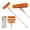 Orange, variant on 63 Inch Window Squeegee Cleaning Kit - 2-in-1 Tool with Telescopic Extension Pole for Indoor Outdoor High Windows, Shower Glass, Tiles, Walls & Car Windshields