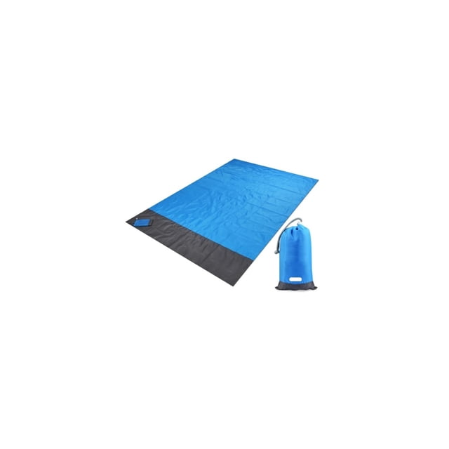 Manta impermeable para pícnic Beach, 2 m x 2 m, color azul
