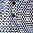 thumbnail image 6 of Honeeladyy Mens Sparkly Shirts Summer Stage Tops Sequin Glitter Short Sleeve T Shirt Button Turn Down Collar Pullover for Bar Party Silver M, 6 of 8