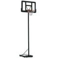 thumbnail image 1 of Soozier Basketball Stand and Hoop Backboard Adjustable w/ Wheels For Youth, 1 of 9