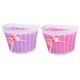 thumbnail image 3 of 6 serpentinas y cestas para manillar de bicicleta infantil, accesorios decorativos para niños (morado, rosa), 3 of 7
