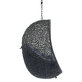 thumbnail image 4 of Modway Hide Fabric Outdoor Patio Swing Chair without Stand in Gray/Navy, 4 of 6