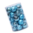 thumbnail image 1 of Naiovety 34 unids/set árbol de Navidad bola colgante hogar centro comercial Oficina pared árbol ventana bola decoración adorno de plástico, azul claro Type2 NO2 Naiovety HA000674-01B, 1 of 6