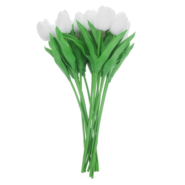 KAKOWELY 15 tulipanes artificiales de tacto real, ideales para fiestas.
