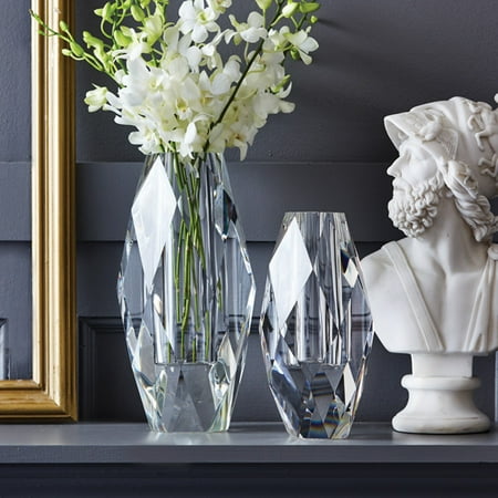 Crystal Modern Vase - Passport Collection Crystal Vase - Set of 2