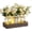 white, variant on 3 Pcs Mason Jar Table Centerpieces with Wood Tray and LED Light Farmhouse Decor for Dining Room Kitchen Living Room Bathroom