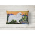 thumbnail image 2 of Carolines Treasures SS8183PW1216 Great Pyrenees Decorative Canvas Fabric Pillow, Large, Multicolor, 2 of 3