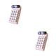 thumbnail image 1 of Matsuzay Calculadora simple Dispositivo de cálculo de papelería para estudiantes Regalo dulce Rosa 2piezas, 1 of 6