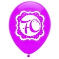 thumbnail image 1 of Ballons en Latex à Pois 70e (Lot de 6), 1 of 1