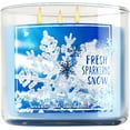 thumbnail image 1 of Bath and Body Works 3-wick Candle 2016 Winter Edition (Fresh Sparkling Snow), 1 of 2