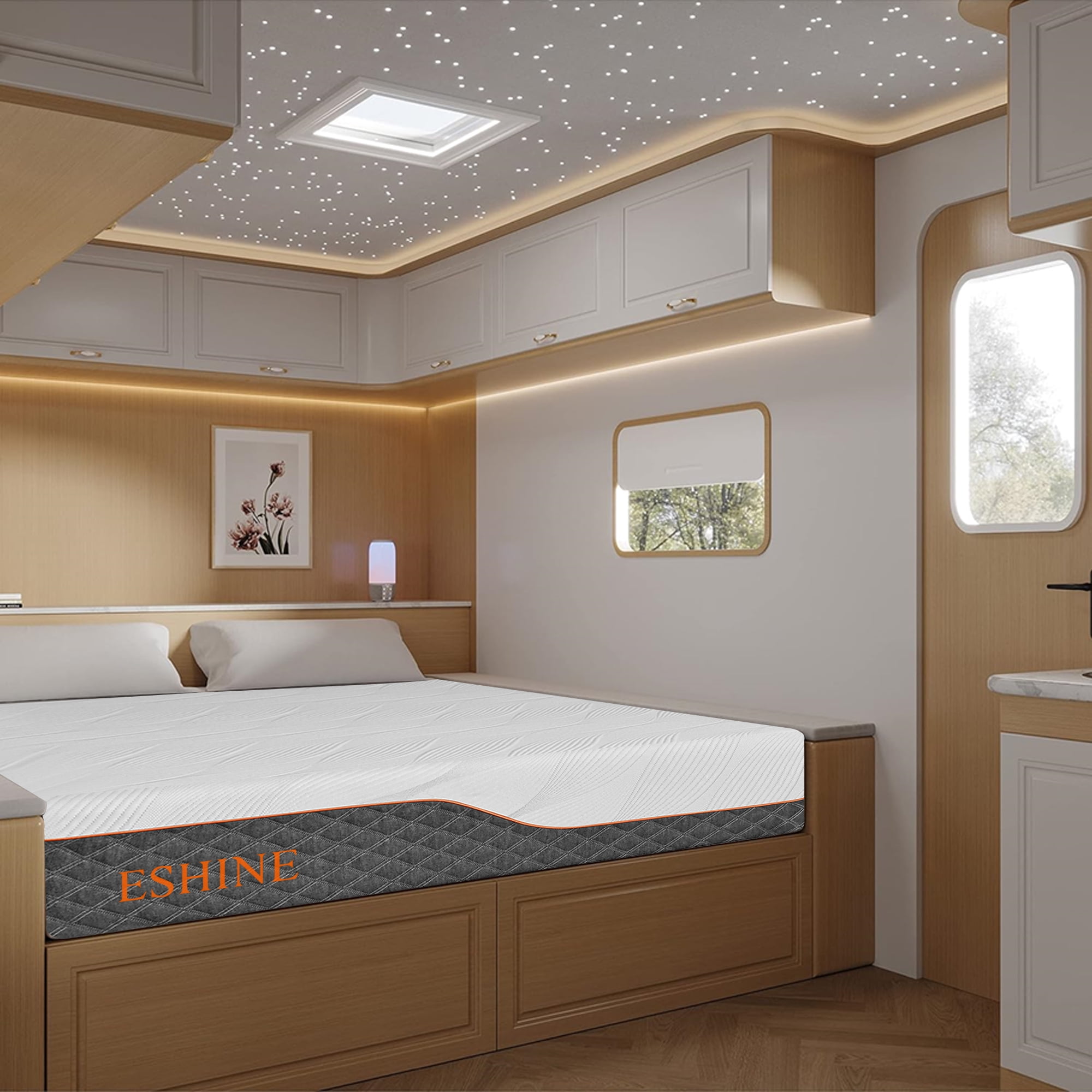 ESHINE Adult 10" Shock-Absorbing King Medium Hybrid Mattress