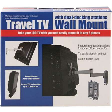 Ready America MRV3500 Thumb Lock 40 lb. Capacity 27" LCD RV TV Wall Mount