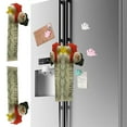 thumbnail image 1 of RuiJiao Clearance 2PCS Christmas Snowman Refrigerator Microwave Handle Cover Holiday Decorations, 1 of 6