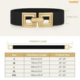 thumbnail image 7 of WHIPPY Women Wide Stretch Belts Ladies Elastic Waist Belt for Dresses Pants, 7 of 7