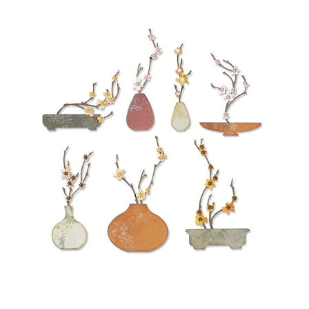 Sizzix Thinlits Die set Ikebana by Pete Hughes