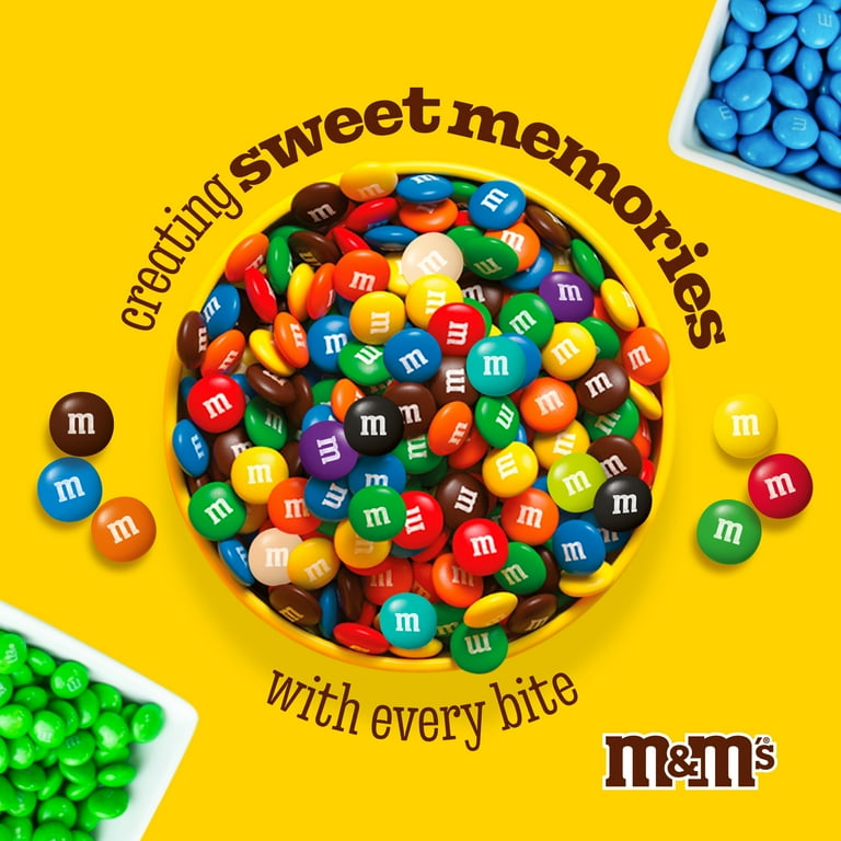 M&M's LFIGS ブラウン・オレンジセット M&M'S World Orange Milk Chocolate Candy 2lb Bag for Celebrations