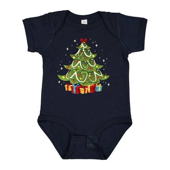 Inktastic Christmas Tree Boys or Girls Baby Bodysuit