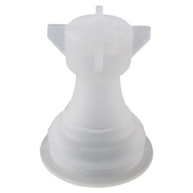 Moule d'Échecs Remplacement Antiadhésif Argile Cristal Résistant à la Chaleur Résine Moderne Échecs Internationaux Artisanat Fabrication de Moule Accessoires Type 3